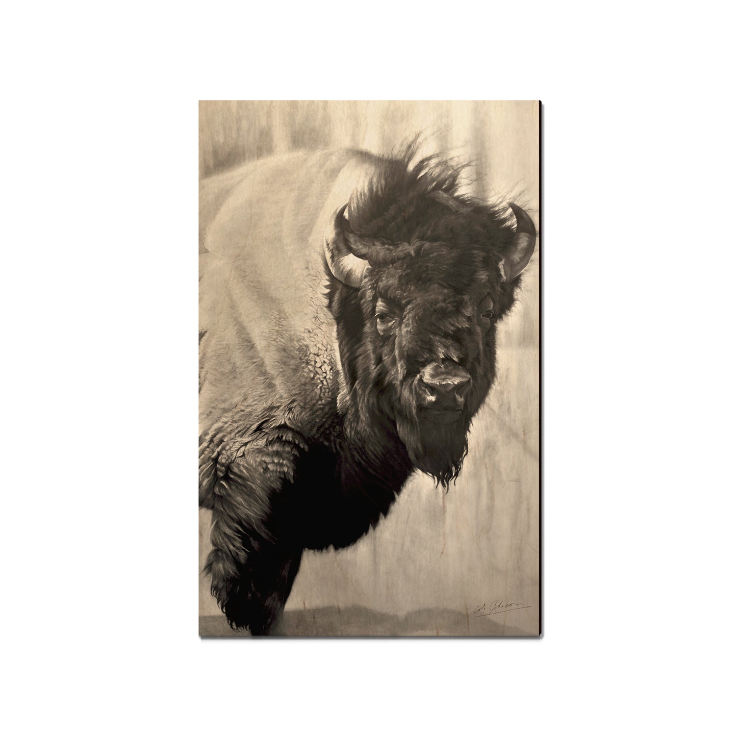 Johson's Icon Bison - Small Art & Gift Magnet (5pk // $2.40ea)