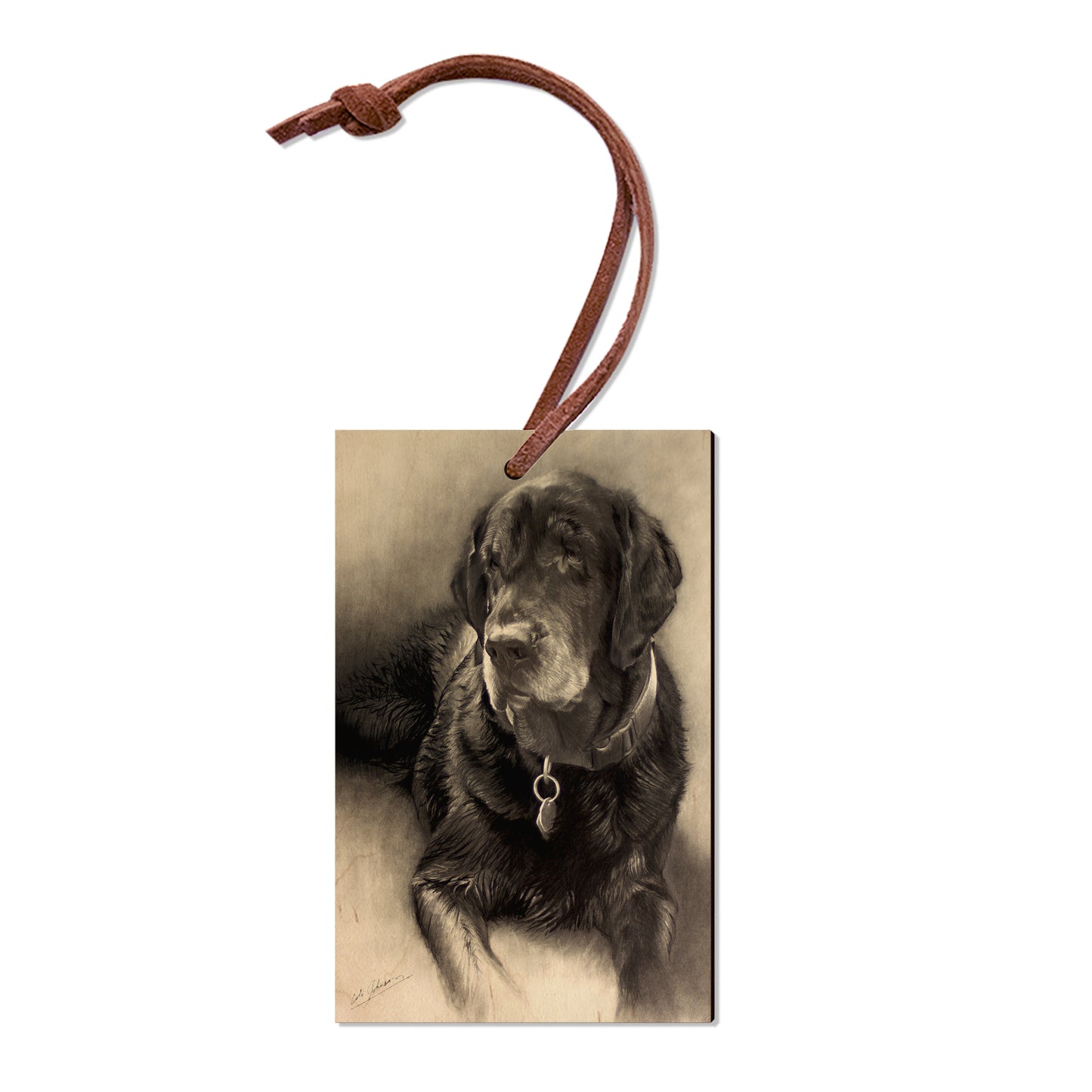 Johnson's Old Lab - Small Art & Gift Ornament (5pk // $2.40ea)