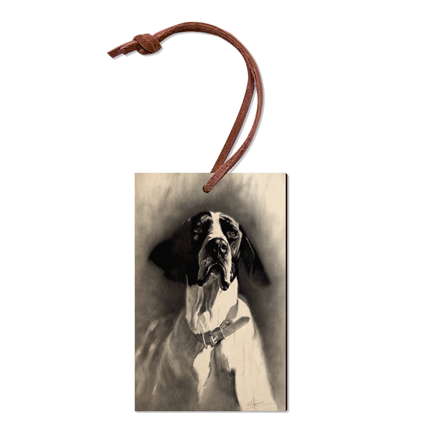 Johnson's Proud Pointer - Small Art & Gift Ornament (5pk // $2.40ea)