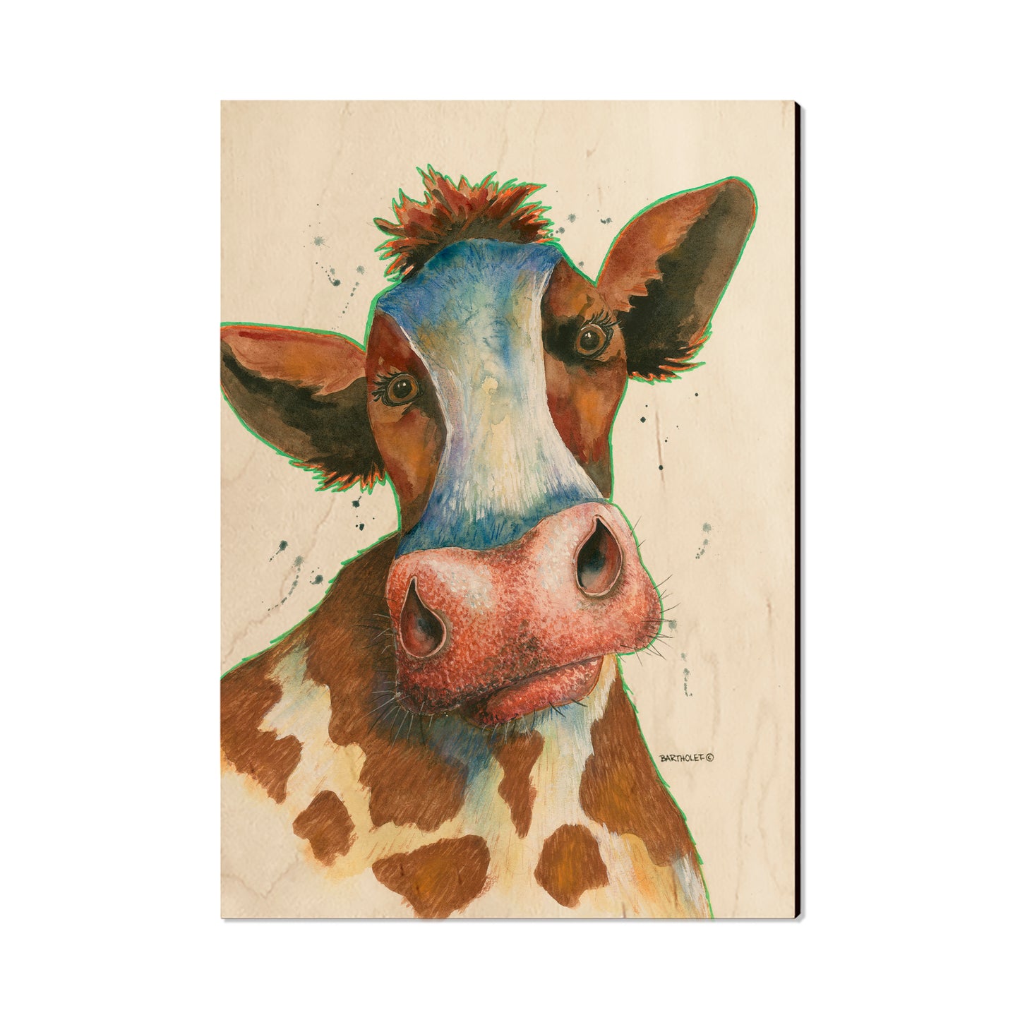 Bartholet's Got Milk - Small Art & Gift Postcard (5pk // $2.40ea)