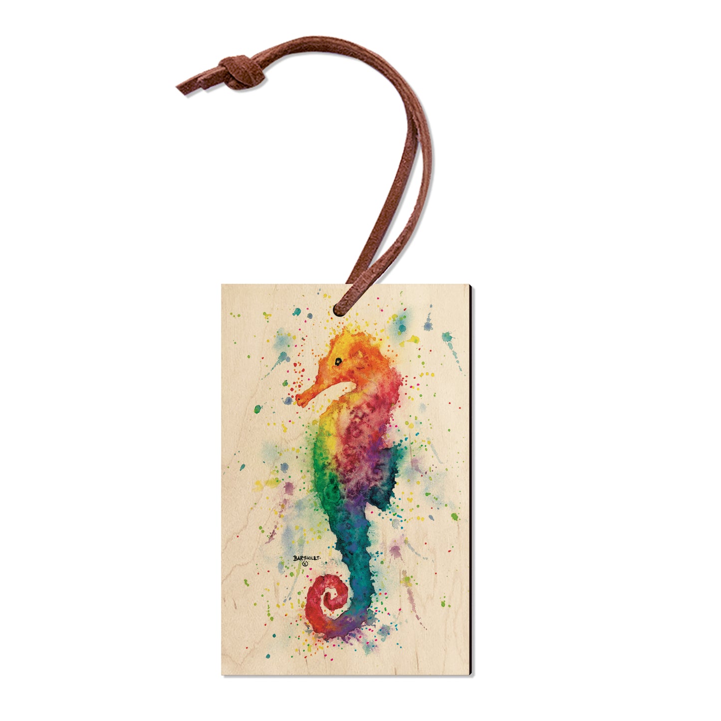Bartholet's One Seahorse - Small Art & Gift Ornament (5pk // $2.40ea)