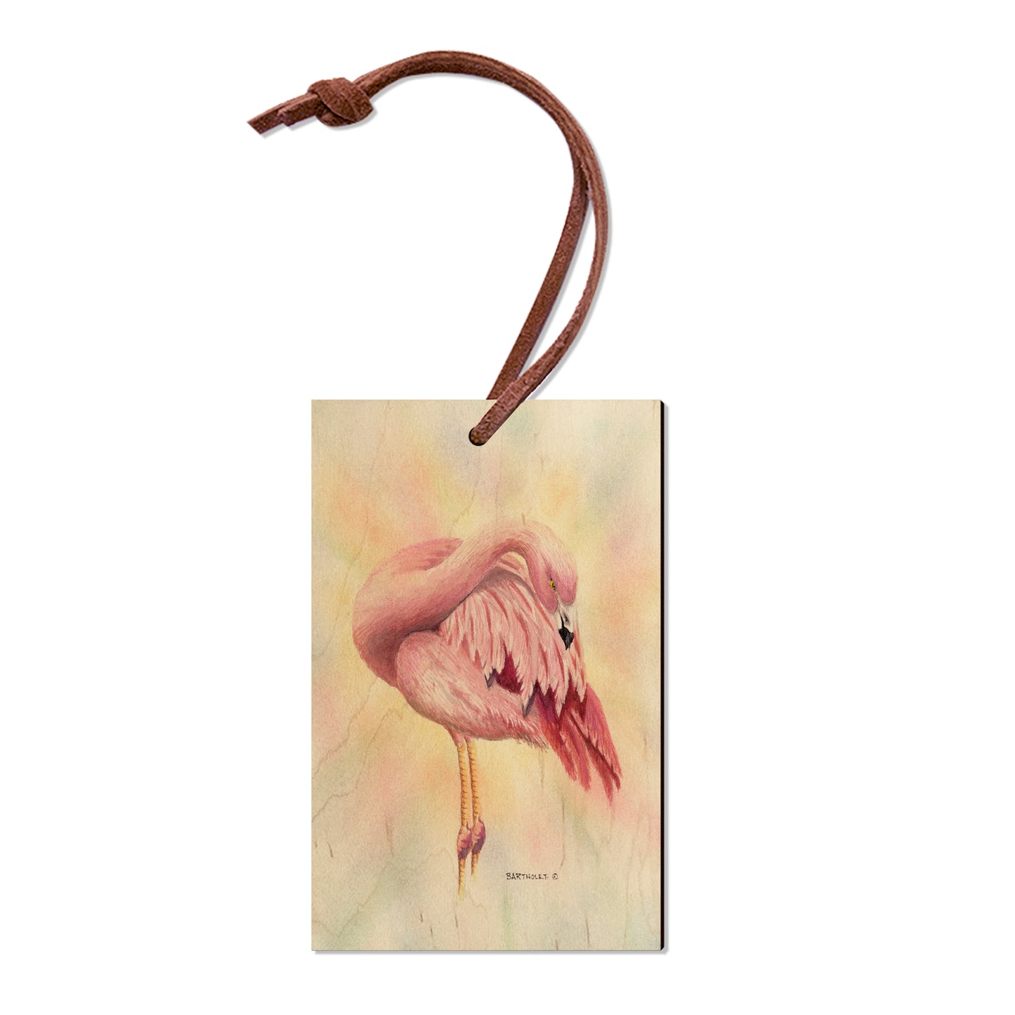 Bartholet's Pink Flamingo - Small Art & Gift Ornament (5pk // $2.40ea)
