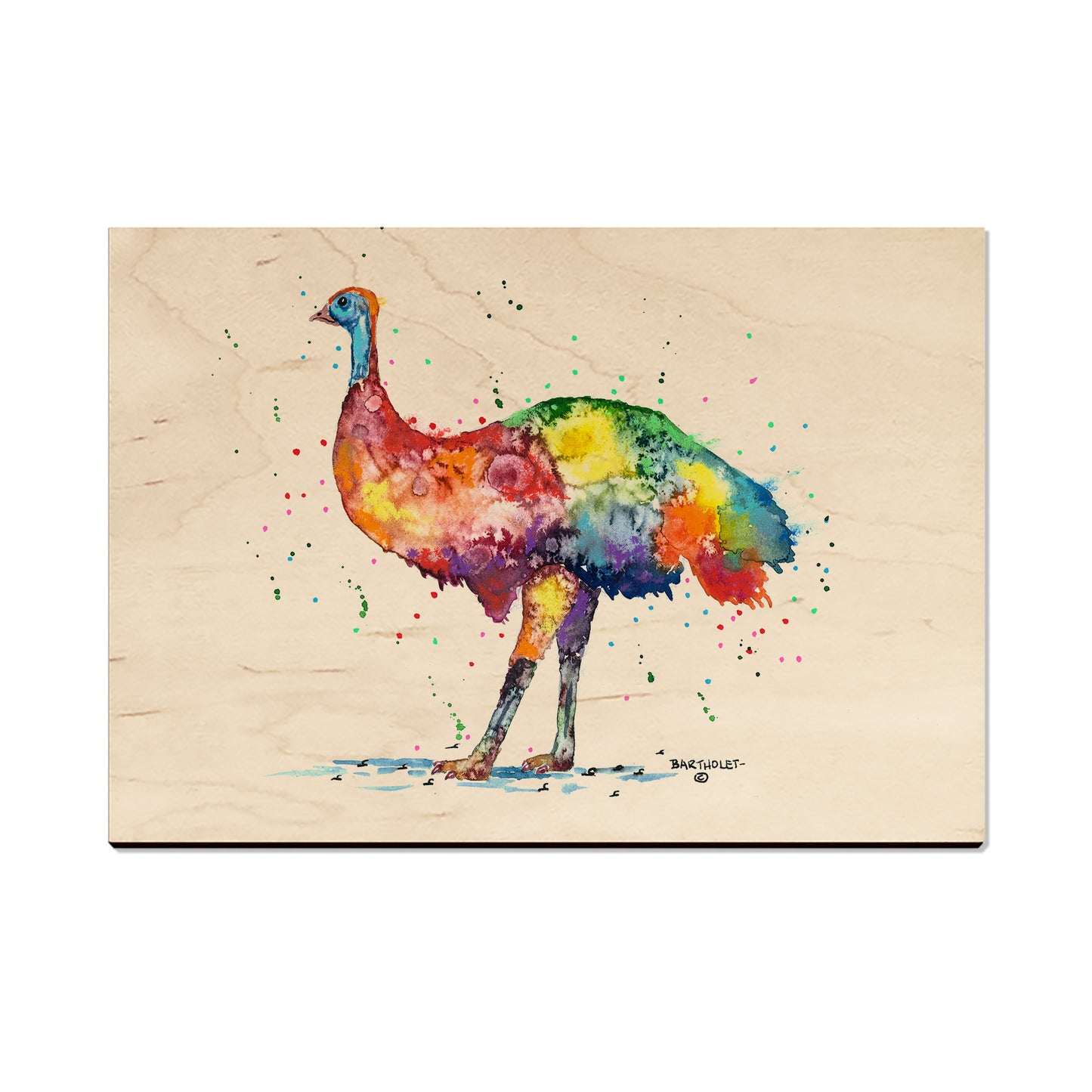 Bartholet's Rainbow Emu  - Classic Edge