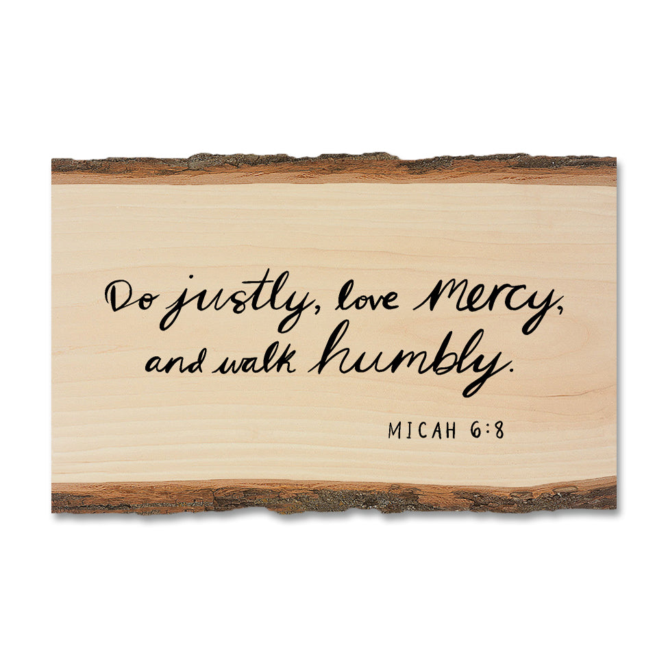 Do Justly - Live Edge