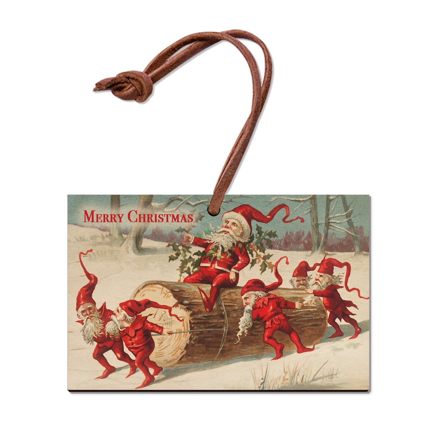 Elves on a Log - Holiday - Classic Edge
