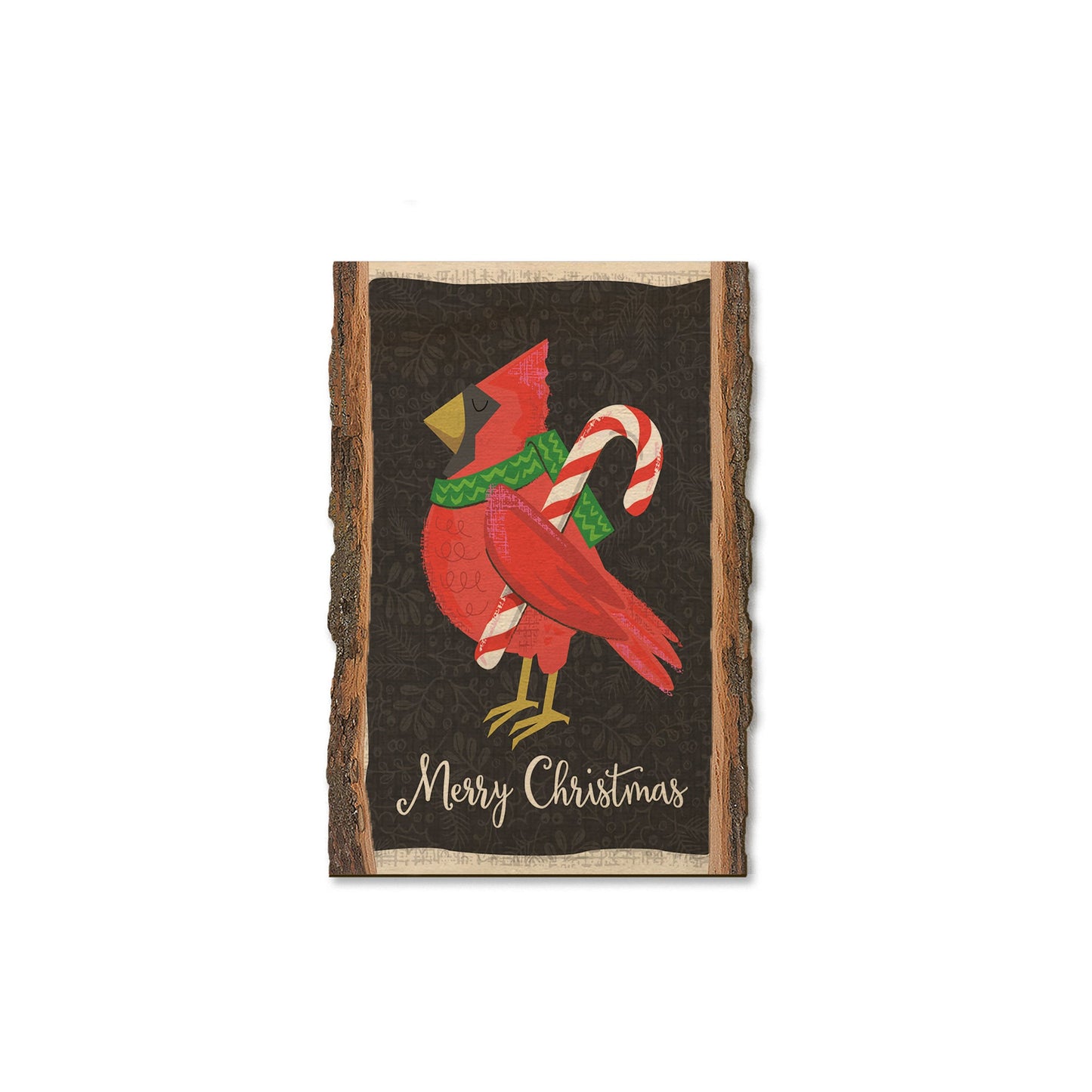 Christmas Cardinal - Holiday - Live Edge