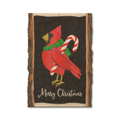 Christmas Cardinal - Holiday - Live Edge