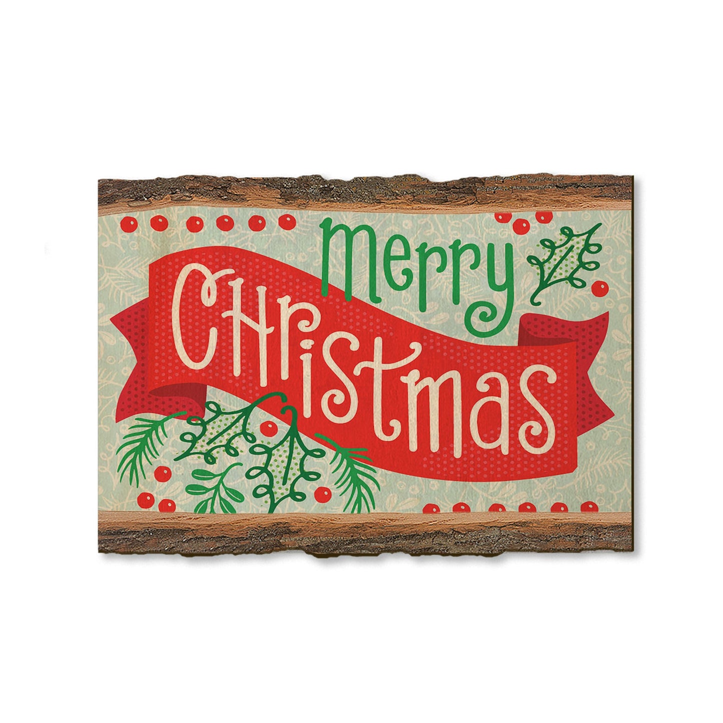 Merry Christmas Banner - Holiday - Live Edge