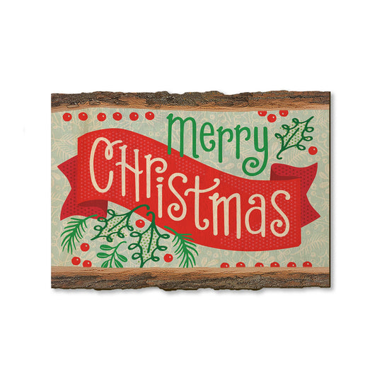 Merry Christmas Banner - Holiday - Live Edge