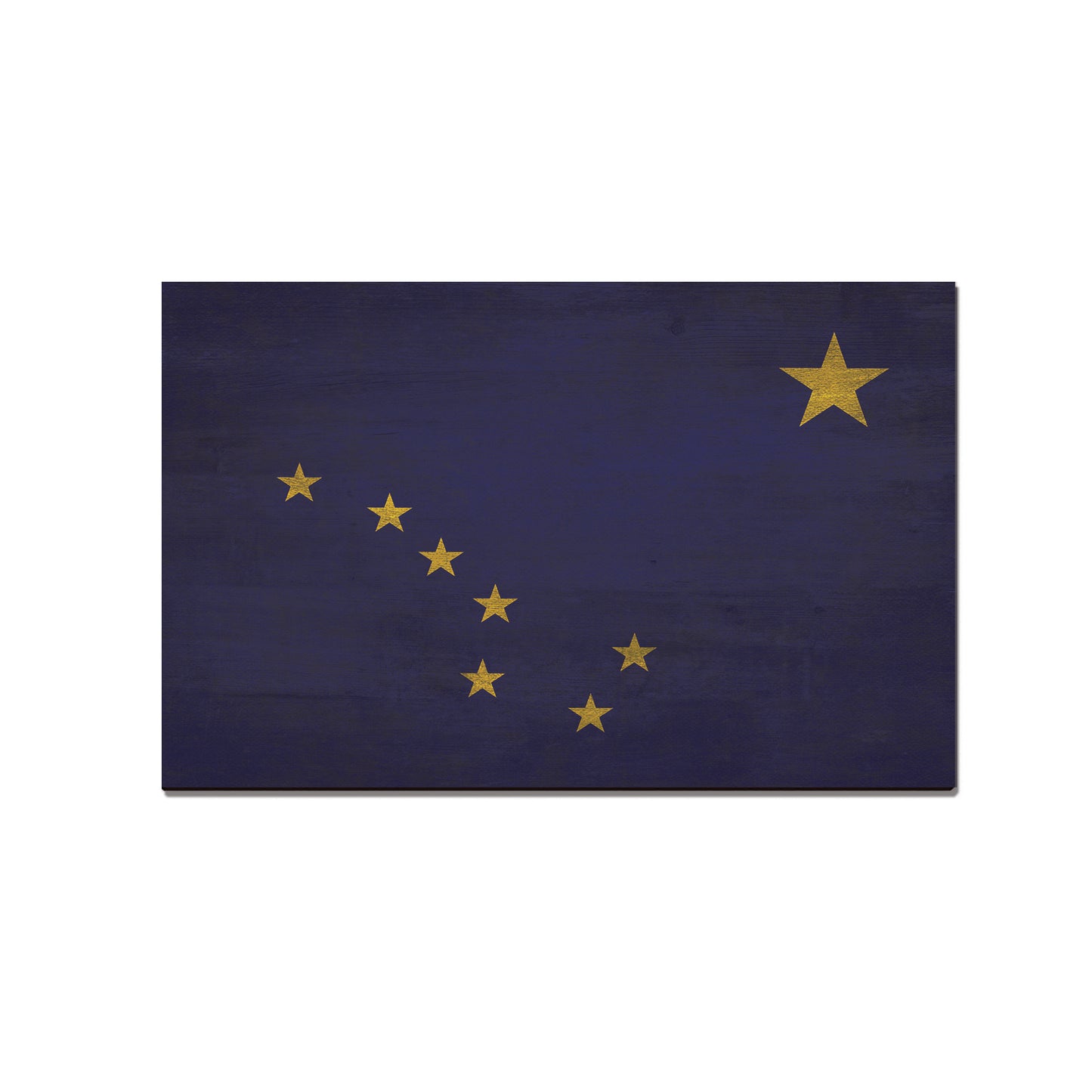 Alaska Wood State Flag - Classic Edge