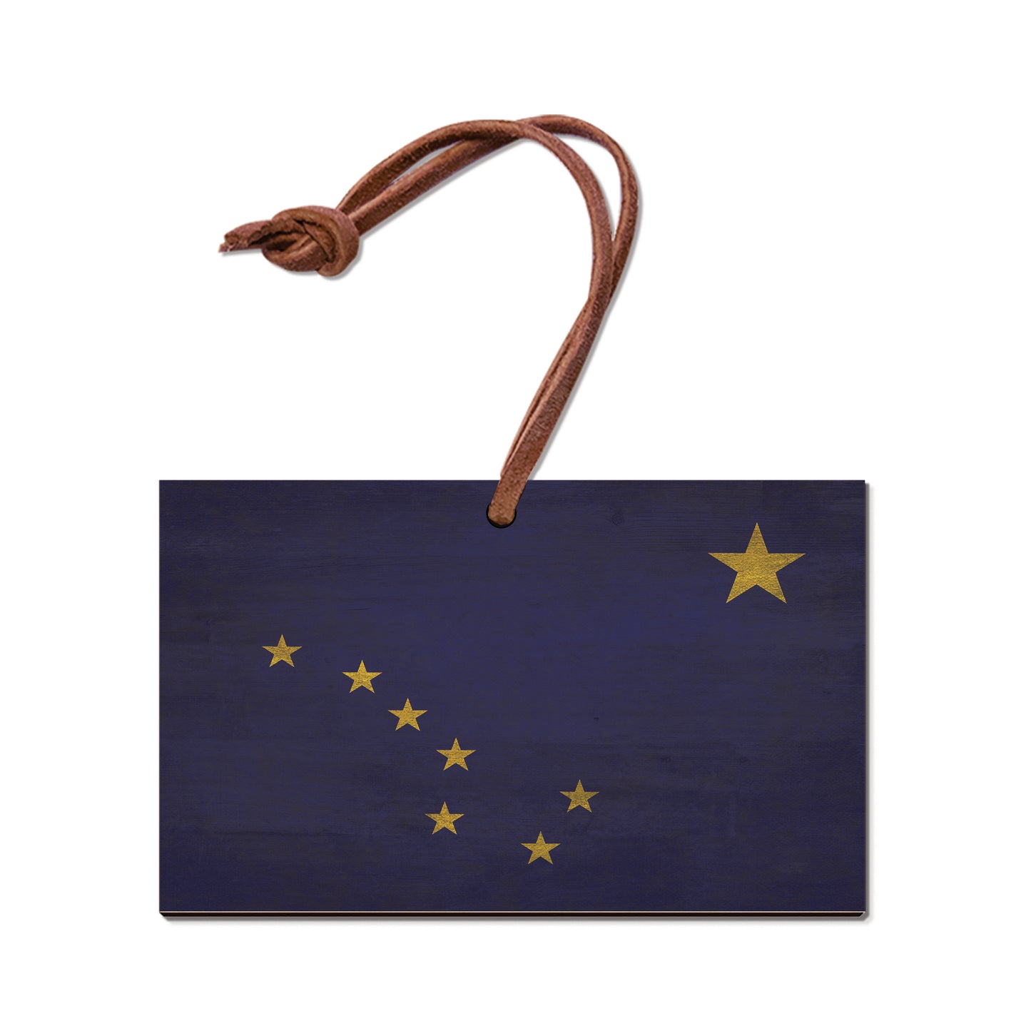 Alaska Wood State Flag - Classic Edge