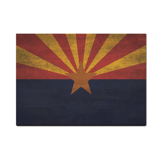 Arizona Wood State Flag - Classic Edge