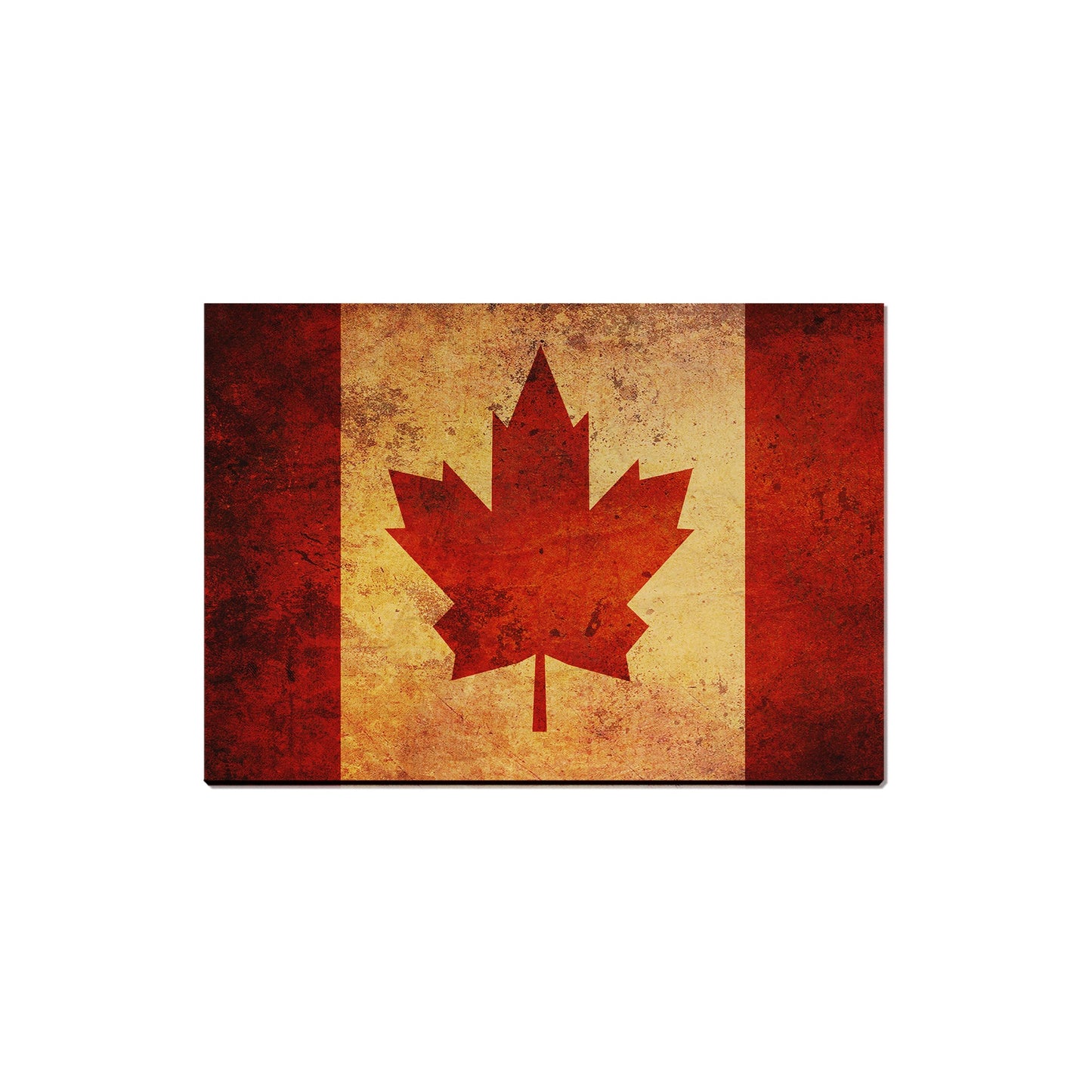 Canadian Wood Flag - Classic Edge