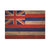 Hawaii Wood State Flag - Classic Edge
