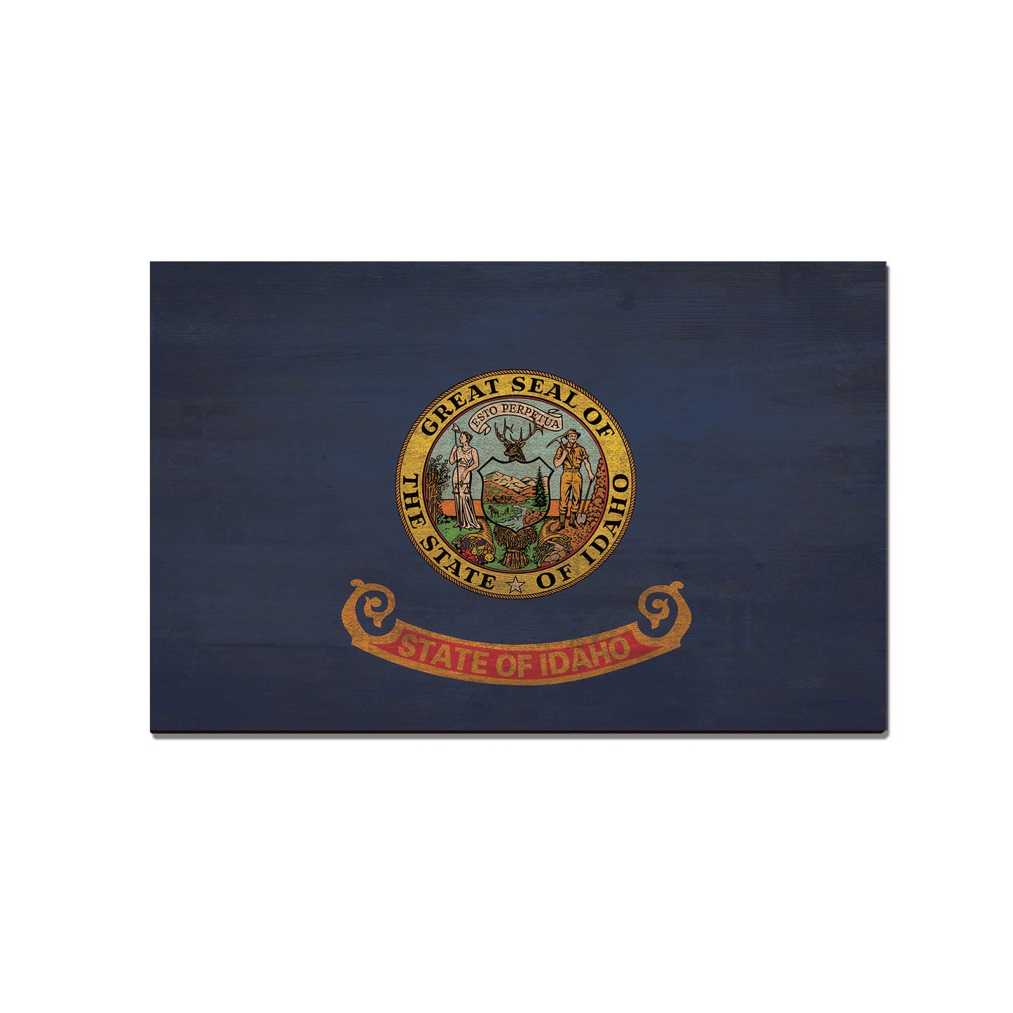 Idaho Wood State Flag - Classic Edge