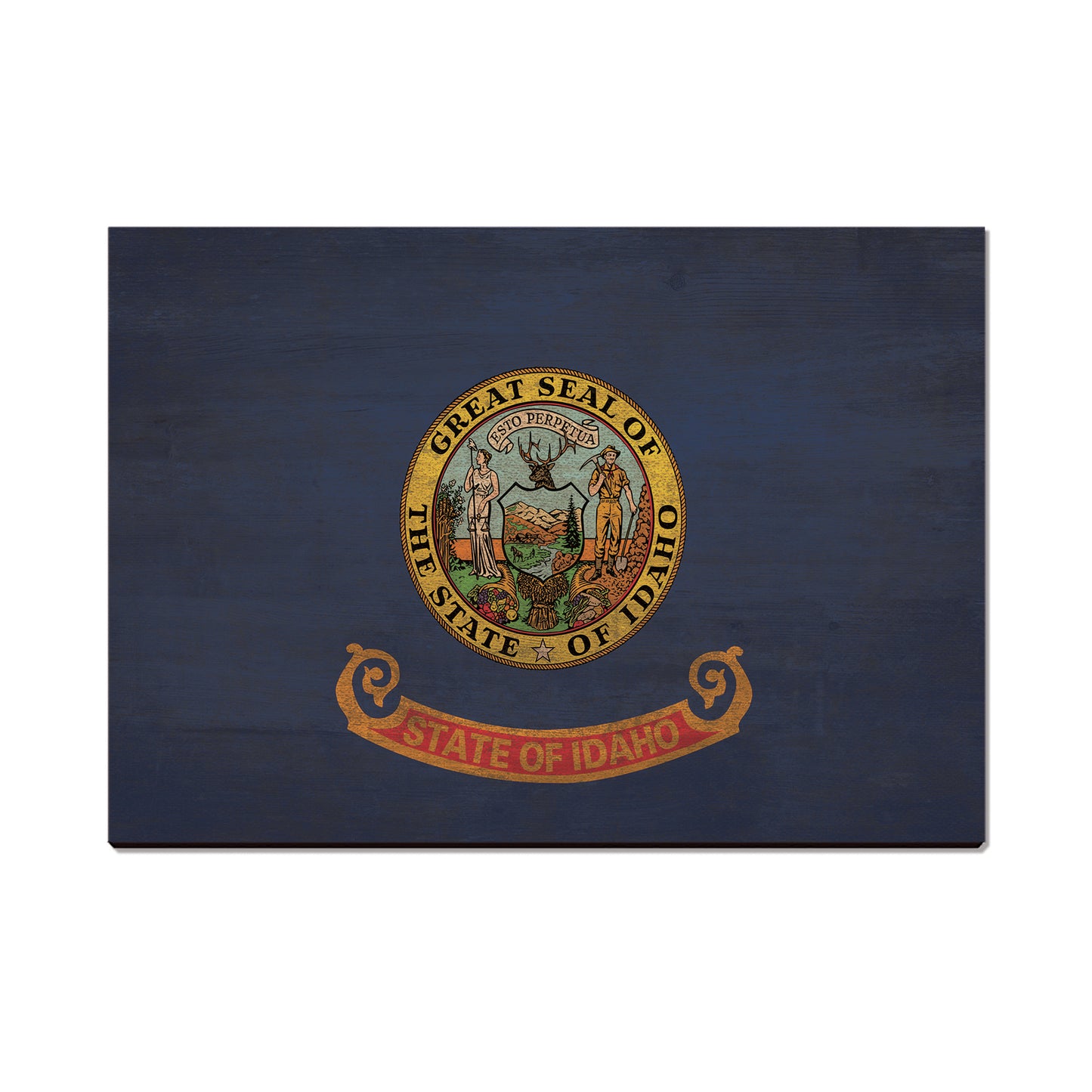 Idaho Wood State Flag - Classic Edge
