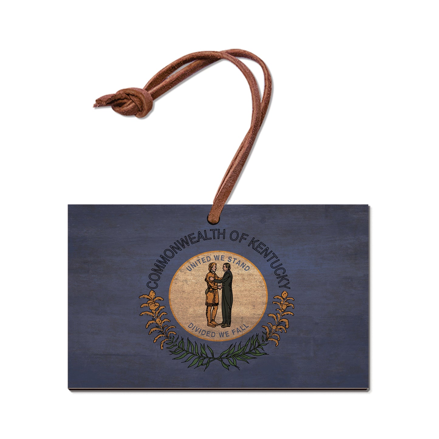 Kentucky Wood State Flag - Classic Edge