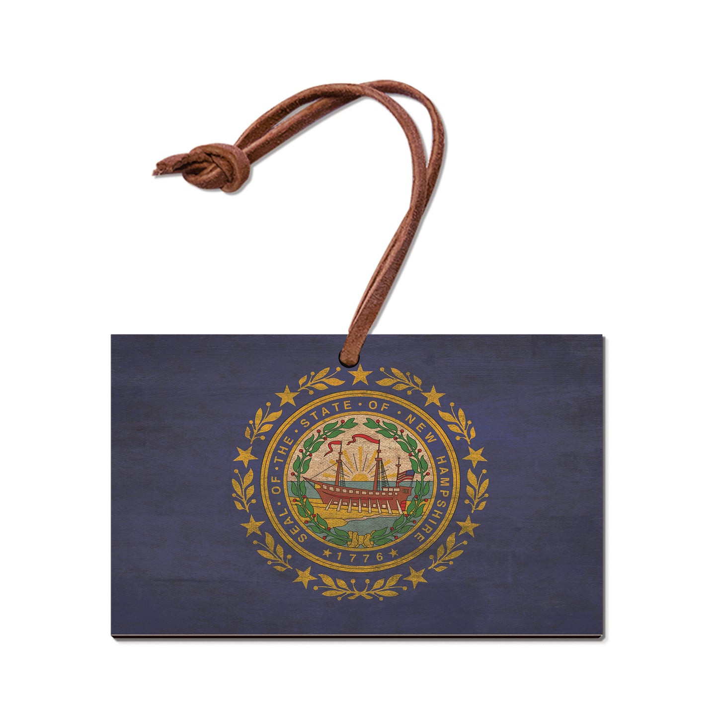New Hampshire Wood State Flag - Classic Edge