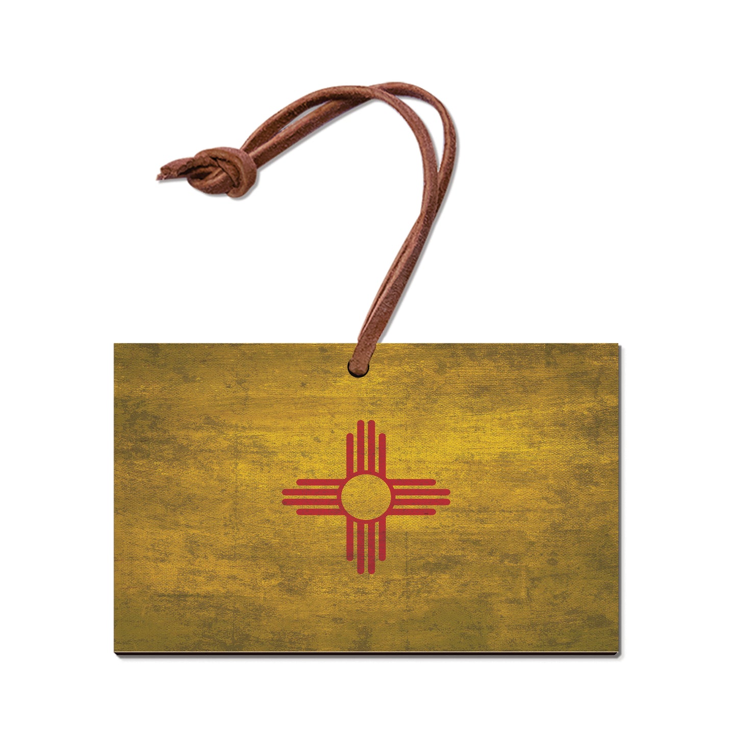 New Mexico Wood State Flag - Classic Edge