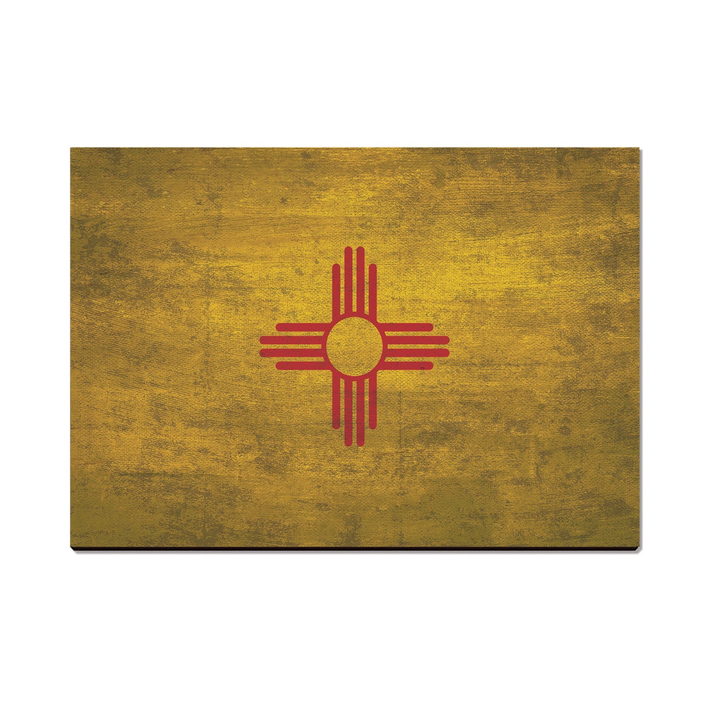 New Mexico Wood State Flag - Classic Edge