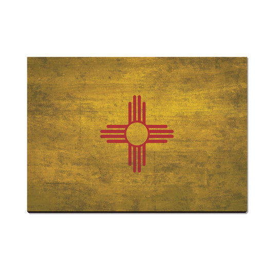 New Mexico Wood State Flag - Classic Edge