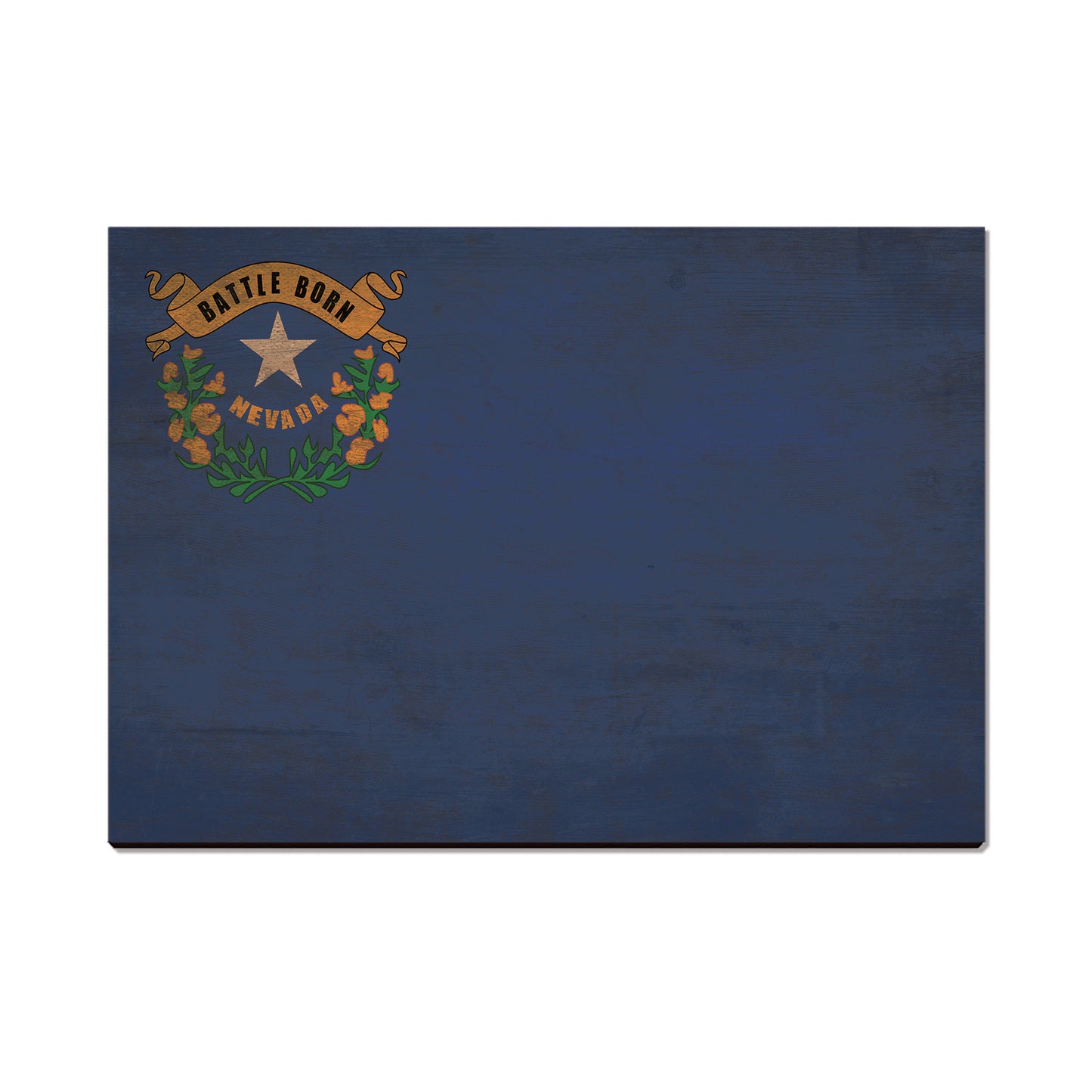 Nevada Wood State Flag - Classic Edge
