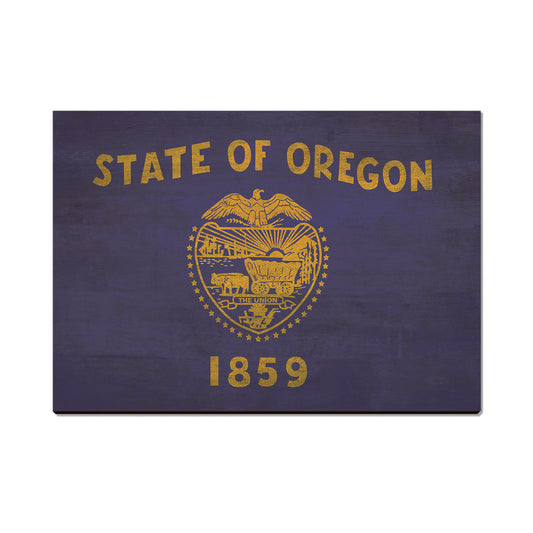 Oregon Wood State Flag - Classic Edge