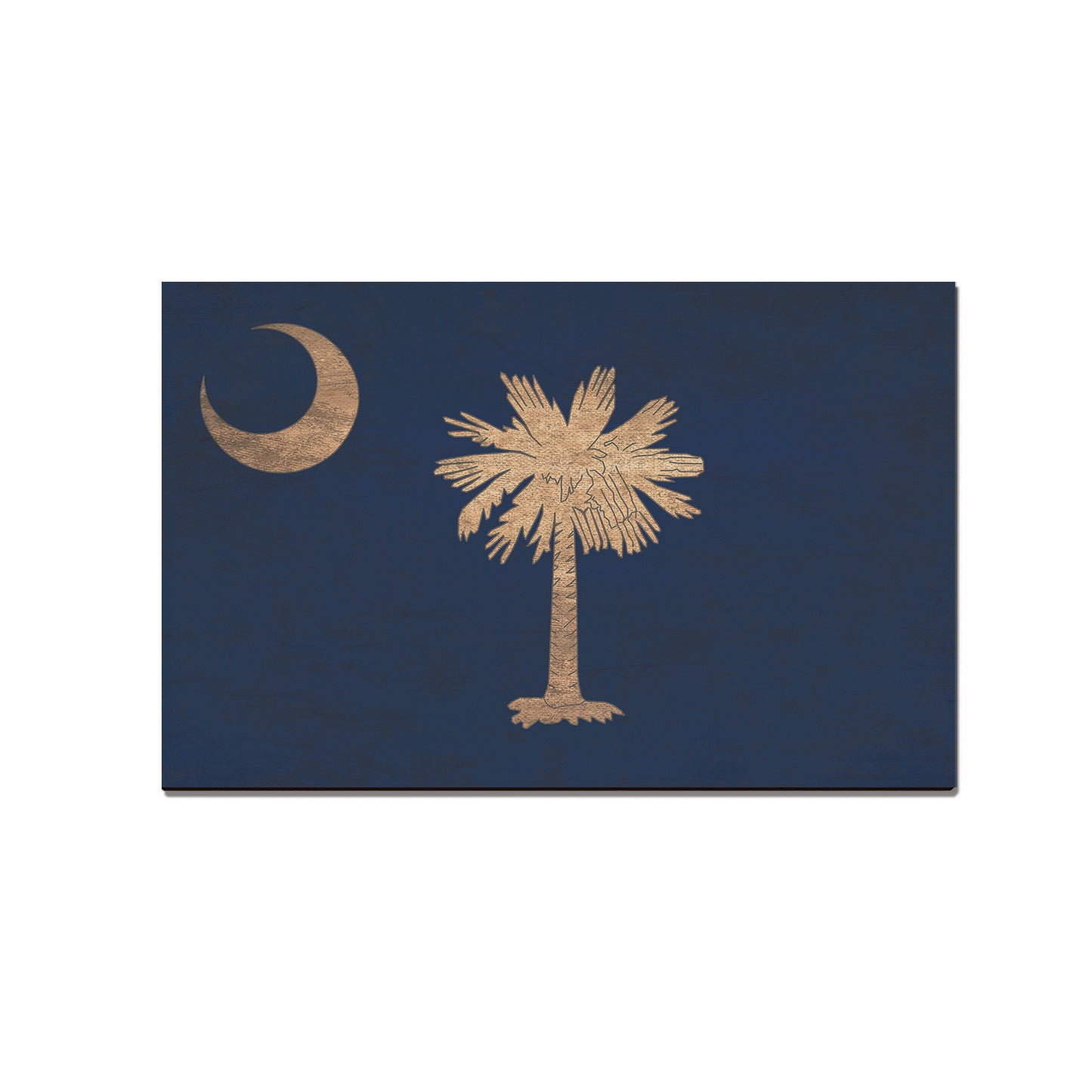 South Carolina Wood State Flag - Classic Edge