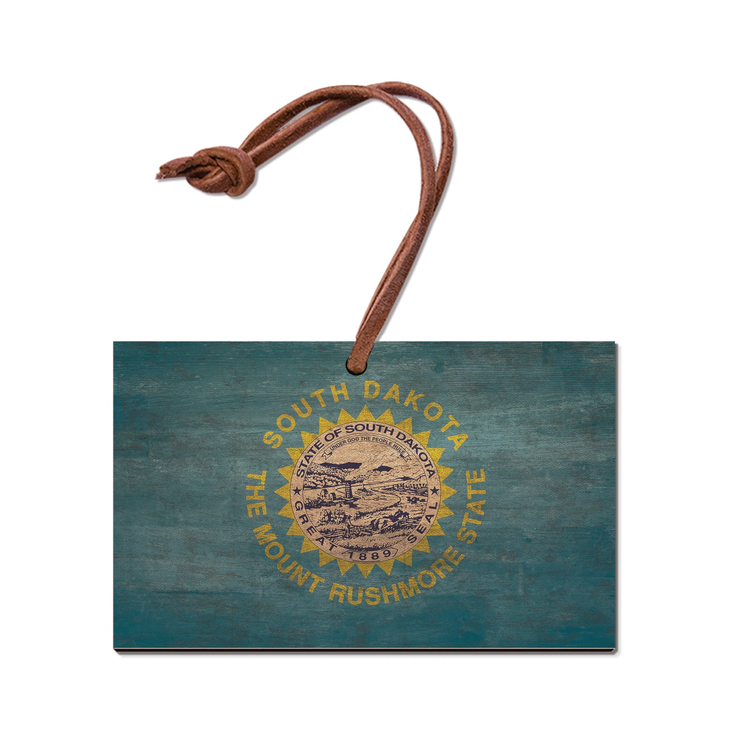South Dakota Wood State Flag - Classic Edge