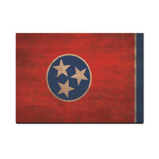 Tennessee Wood State Flag - Classic Edge