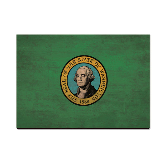 Washington Wood State Flag - Classic Edge