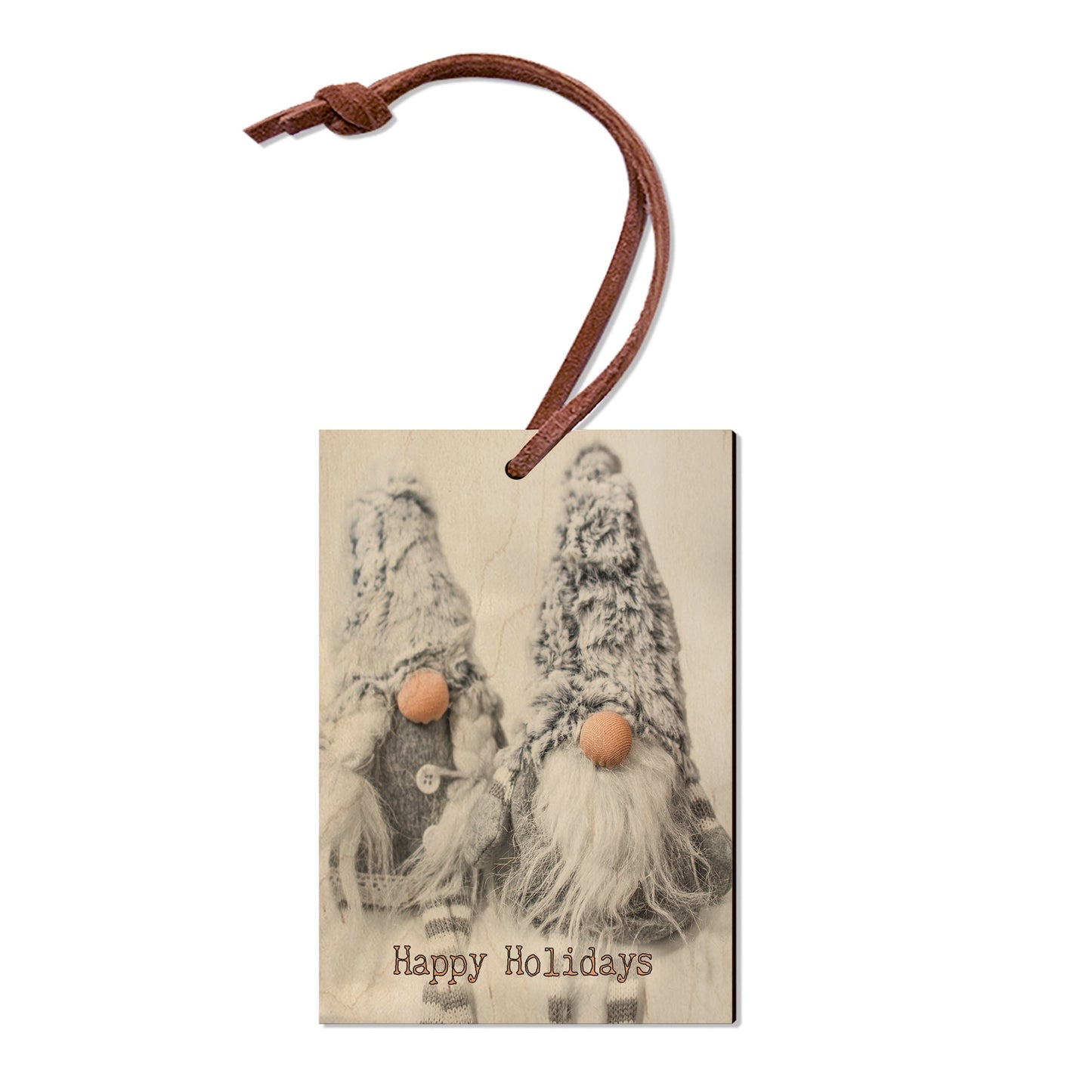 Gnome Couple - Holiday - Classic Edge
