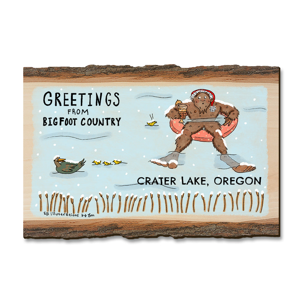 Holiday Bigfoot Swimmer - Live Edge