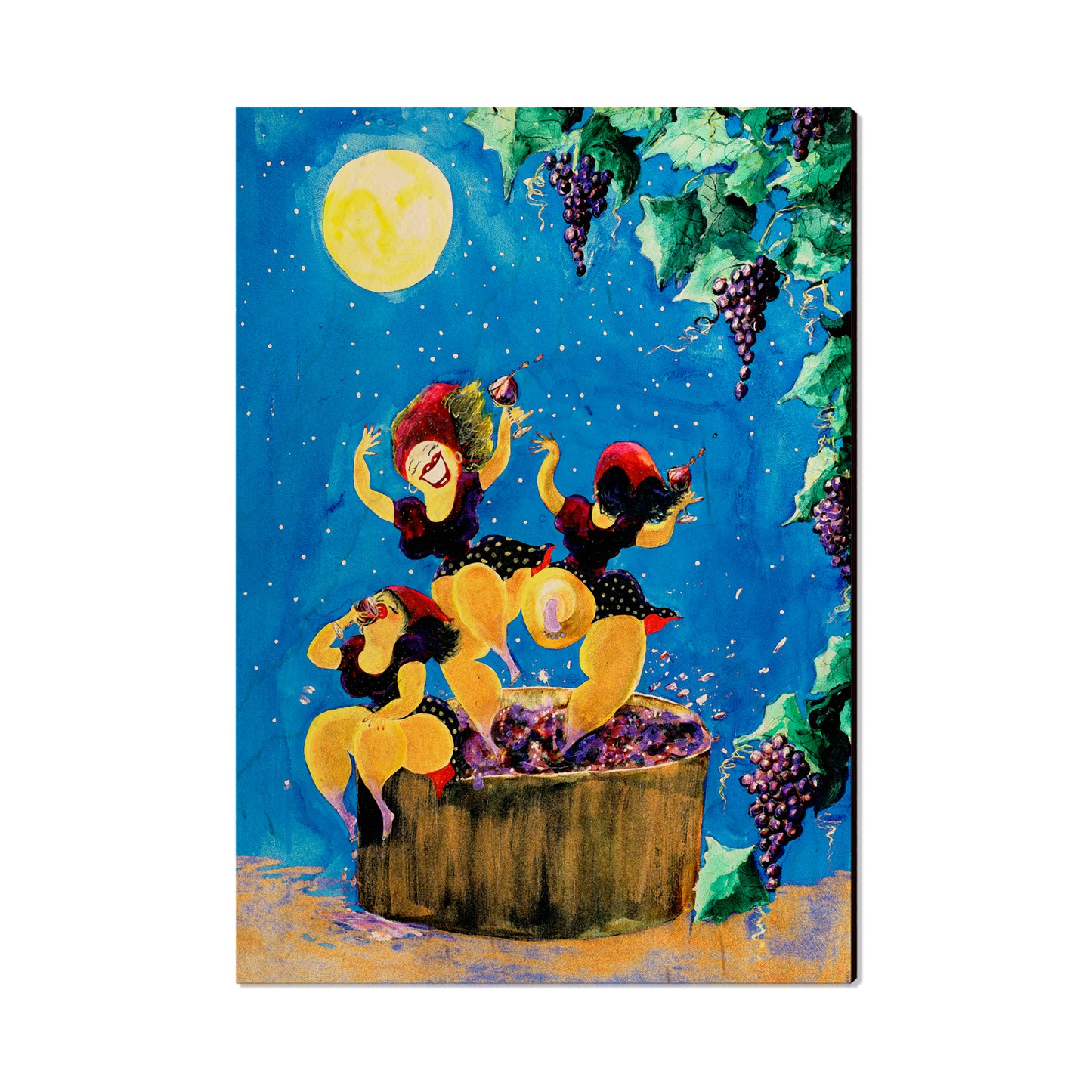 Neal's Bacchus Babes - Small Art & Gift Postcard (5pk // $2.40ea)