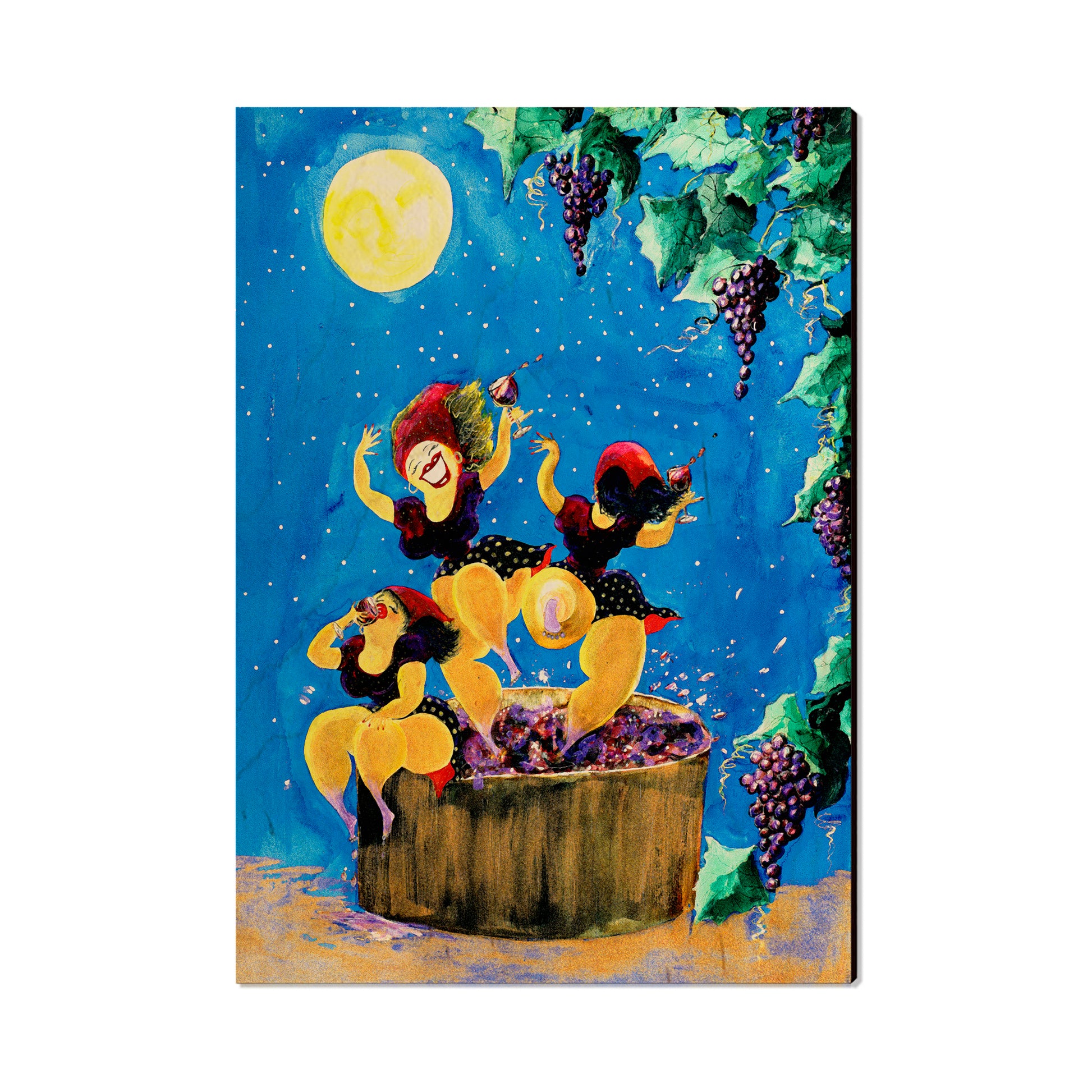 Neal's Bacchus Babes - Small Art & Gift Postcard (5pk // $2.40ea)