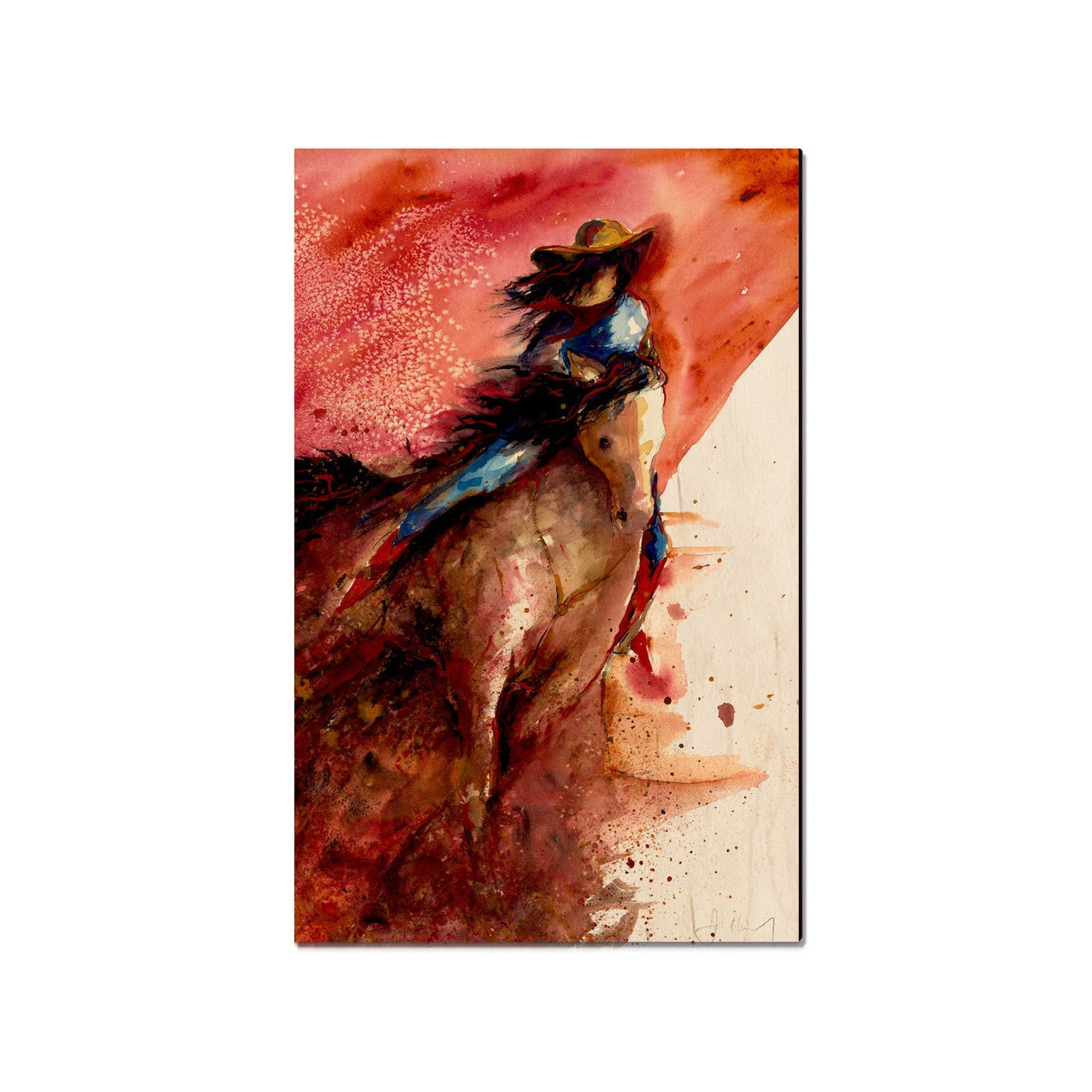 Neal's Barrel Rider - Small Art & Gift Magnet (5pk // $2.40ea)