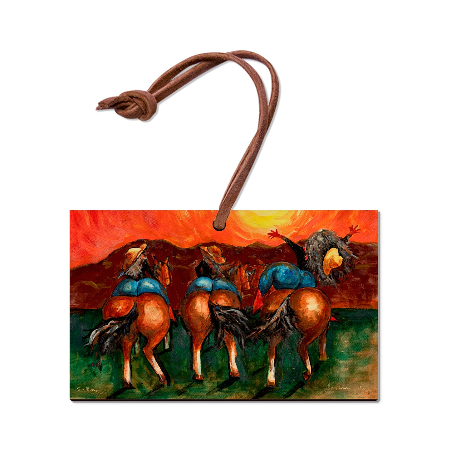 Neal's Bun Riders - Small Art & Gift Ornament (5pk // $2.40ea)