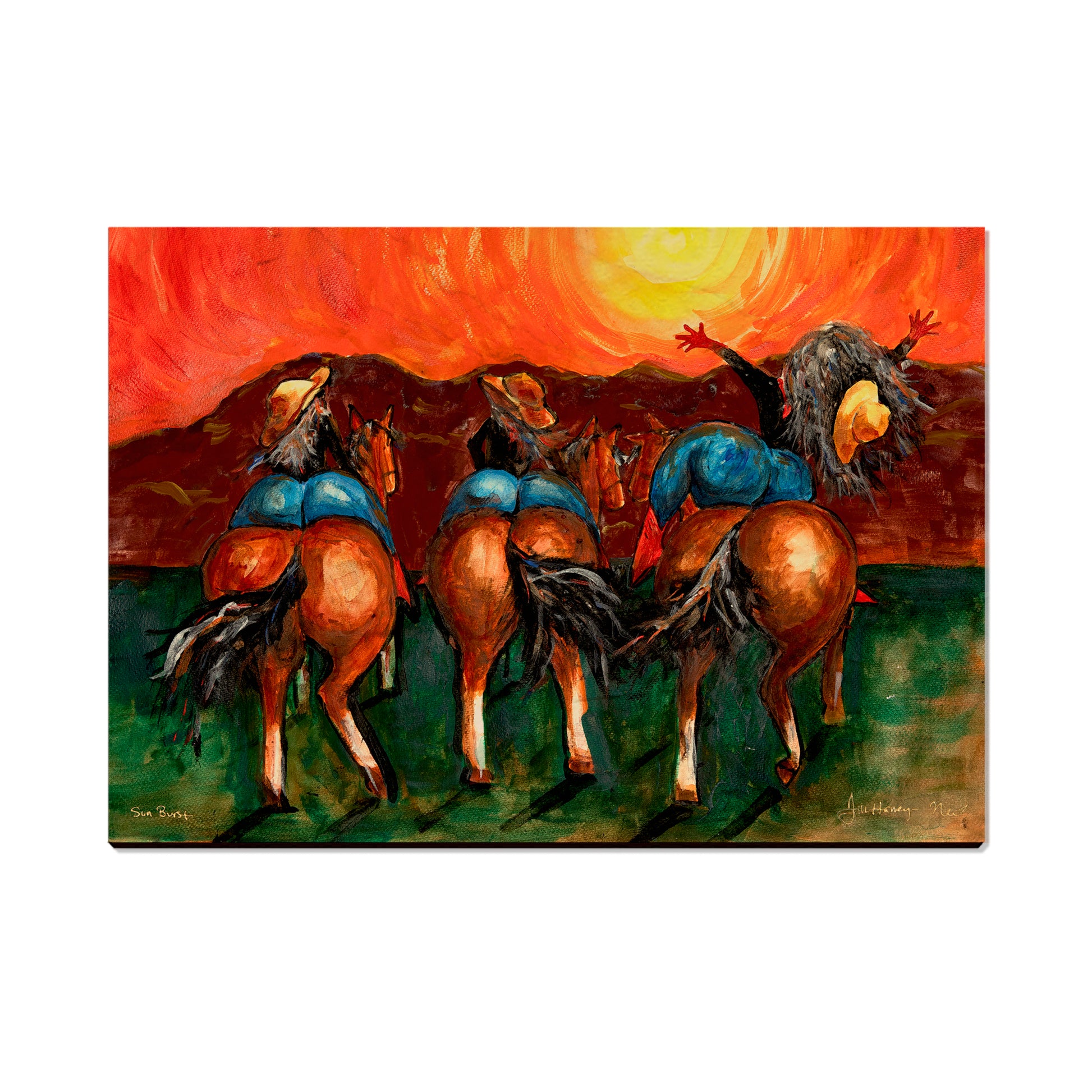 Neal's Bun Riders - Small Art & Gift Postcard (5pk // $2.40ea)
