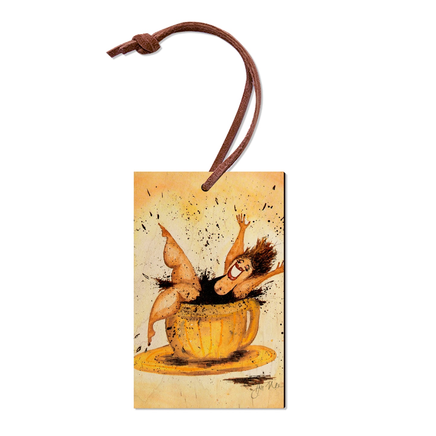Neal's Caffeine Queen - Small Art & Gift Ornament (5pk // $2.40ea)