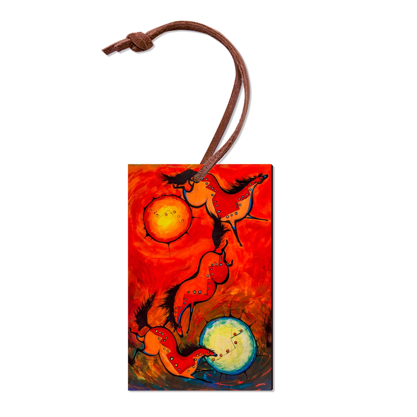 Neal's Red Horses - Small Art & Gift Ornament (5pk // $2.40ea)