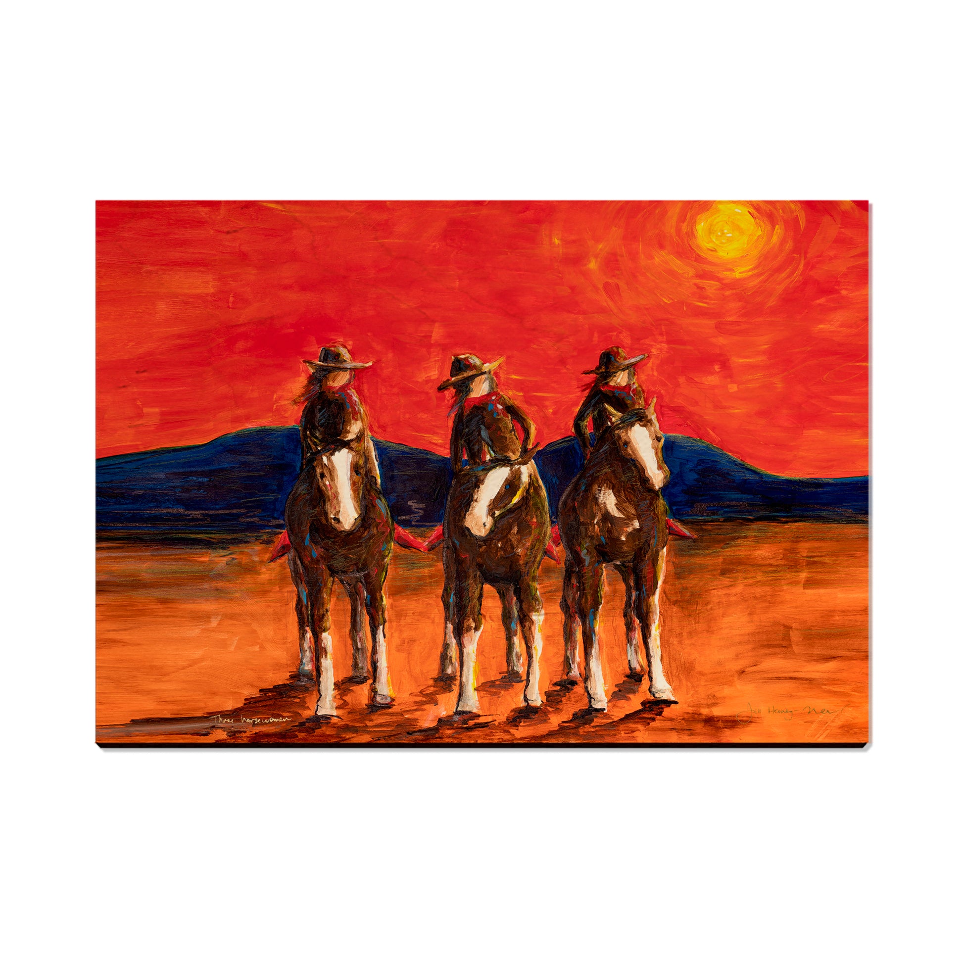 Neal's Three Horsewomen - Small Art & Gift Postcard (5pk // $2.40ea)