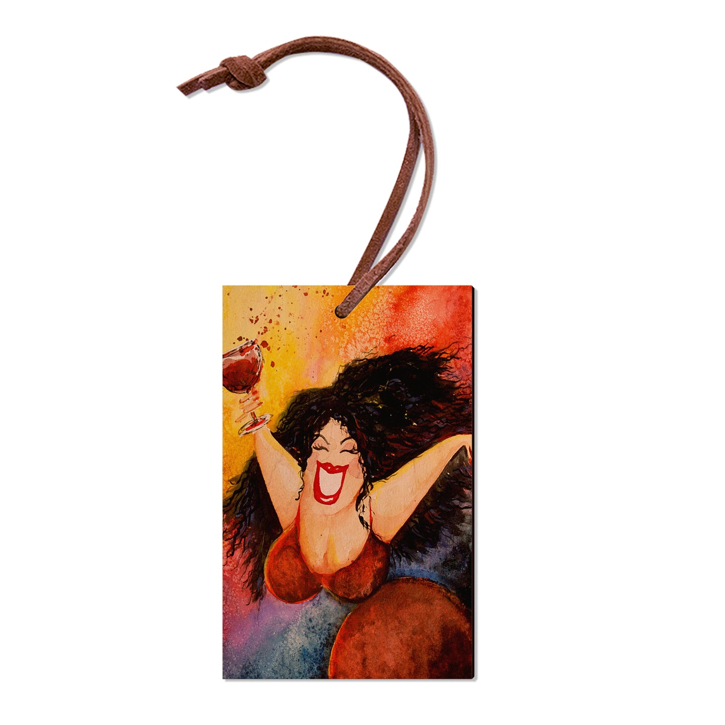 Neal's Wine Diva - Small Art & Gift Ornament (5pk // $2.40ea)