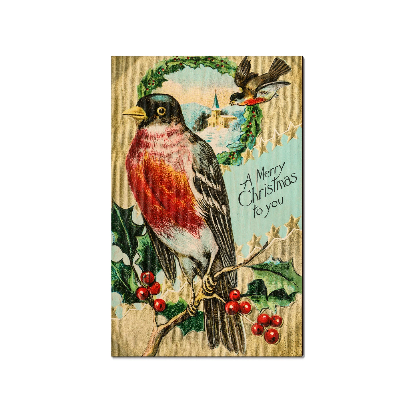Merry Christmas Robin - Holiday - Classic Edge