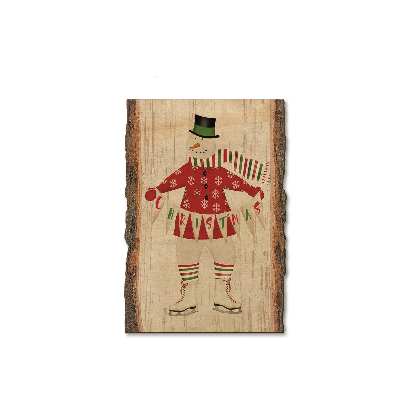 Christmas Snowman - Holiday - Live Edge