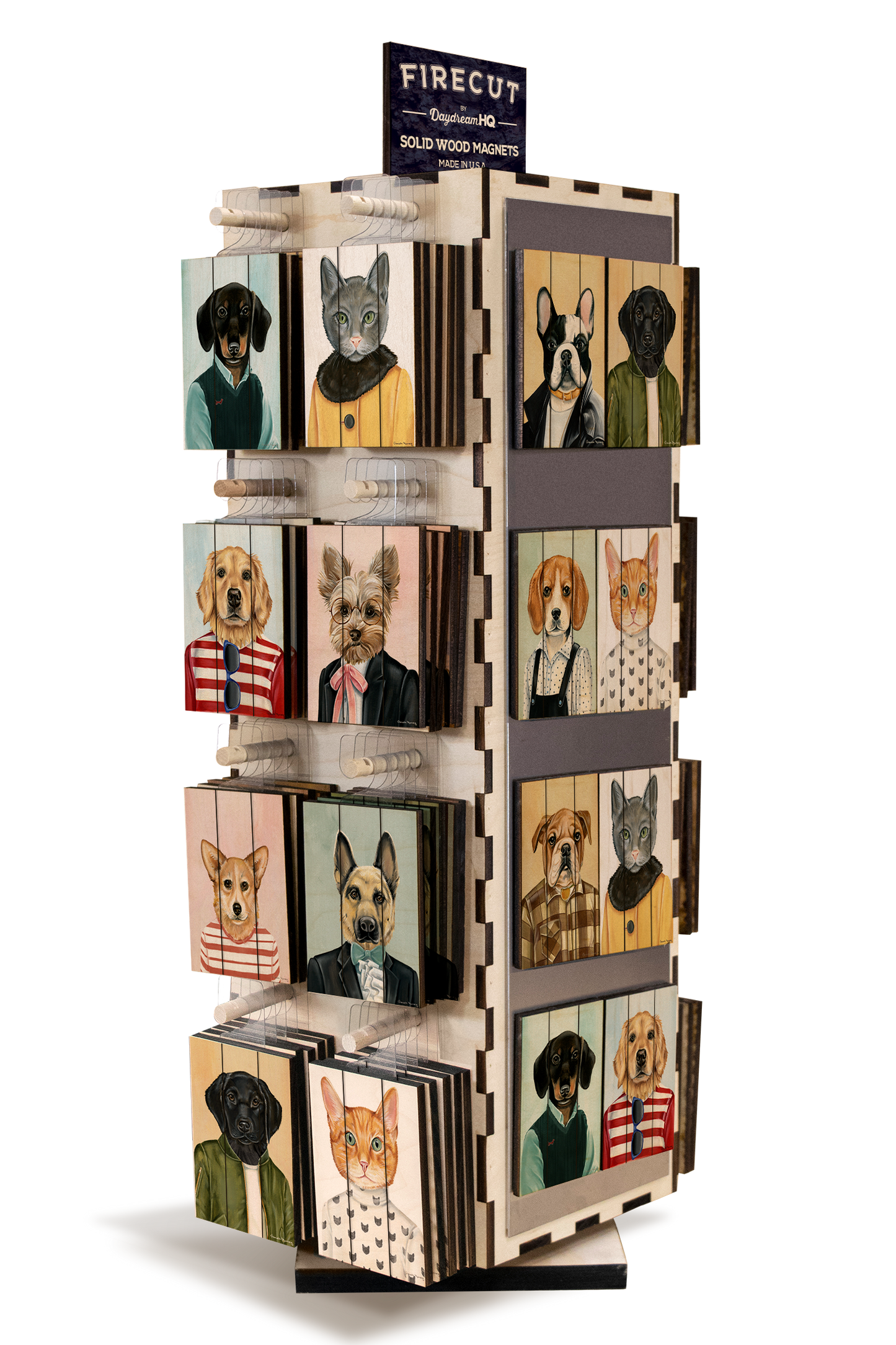 Magnet &/or Gift Tag Only Counter Display Loaded (Display + Product)