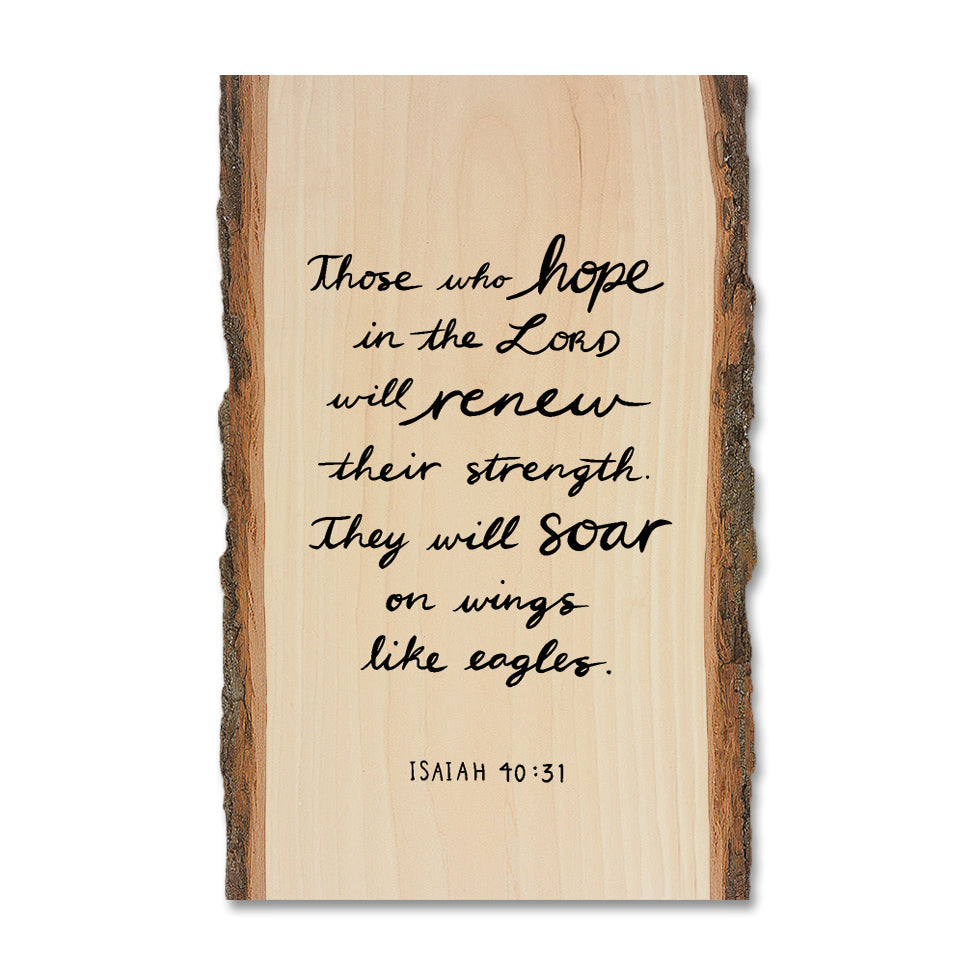 Renewed Strength - Live Edge