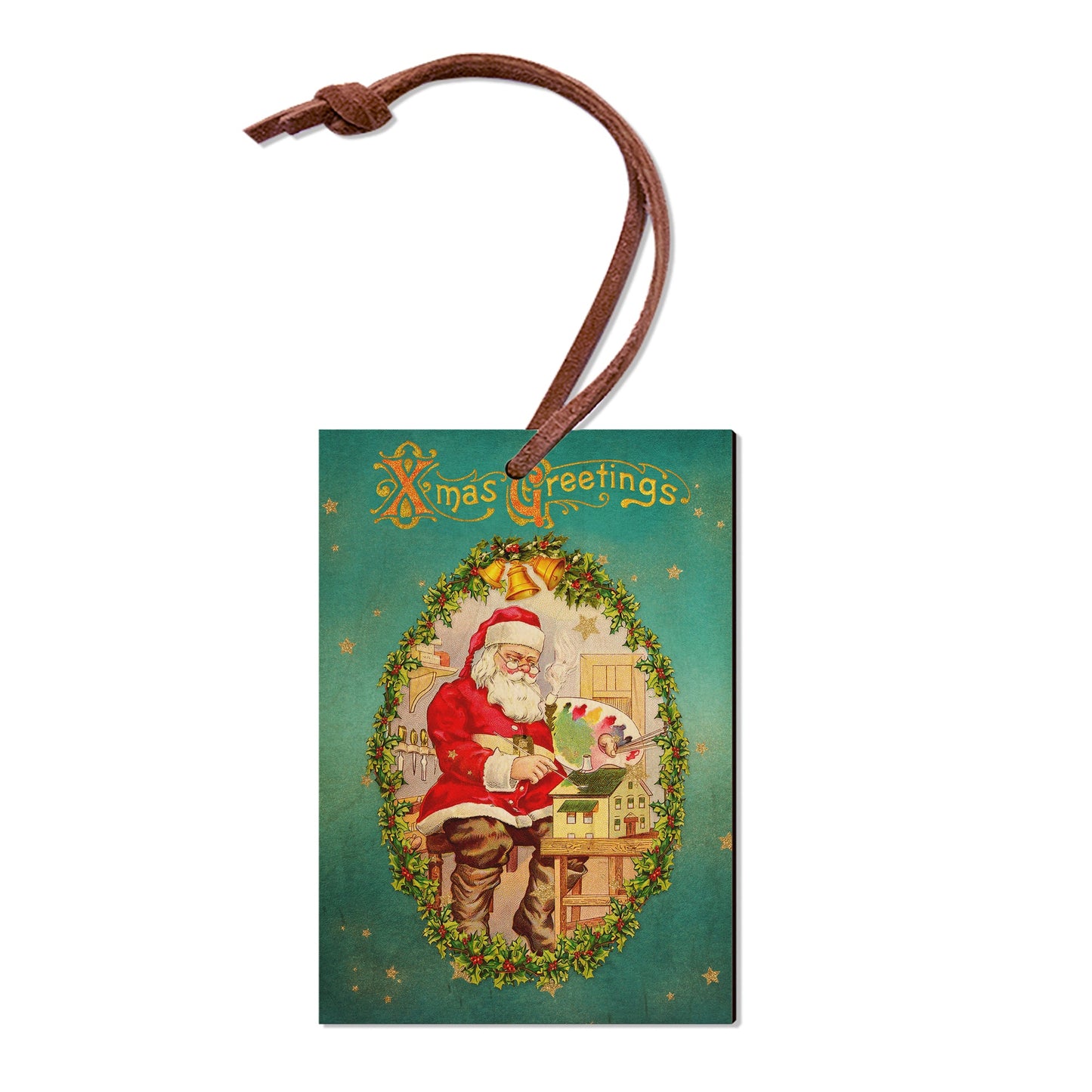 Santa Wreath - Holiday - Classic Edge