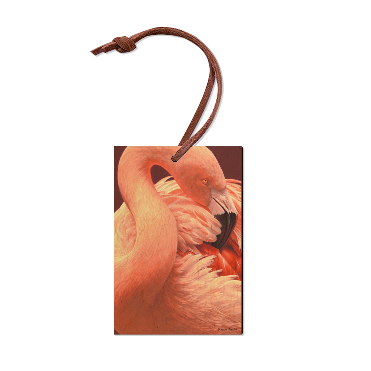 Gould's Preeing Flamingo - Small Art & Gift Ornament (5pk // $2.80ea)