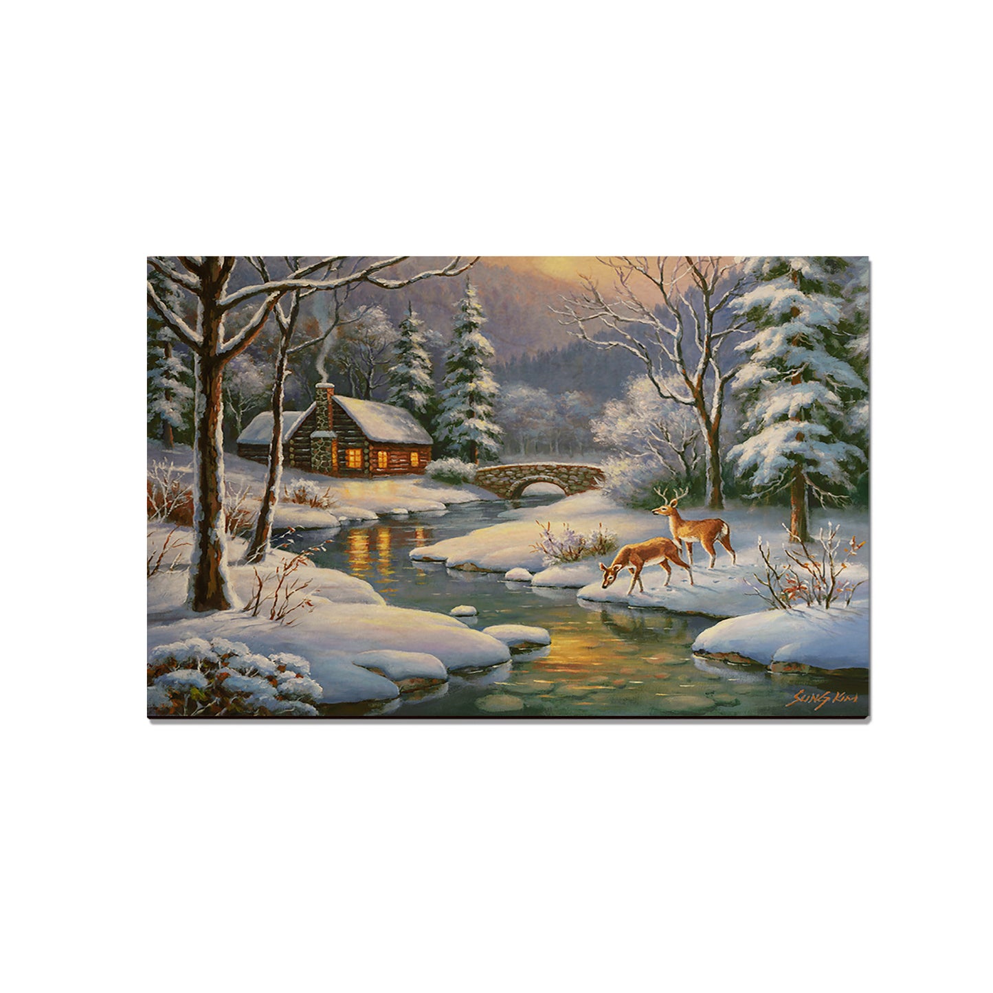 Kim's Winter Deer - Classic Edge