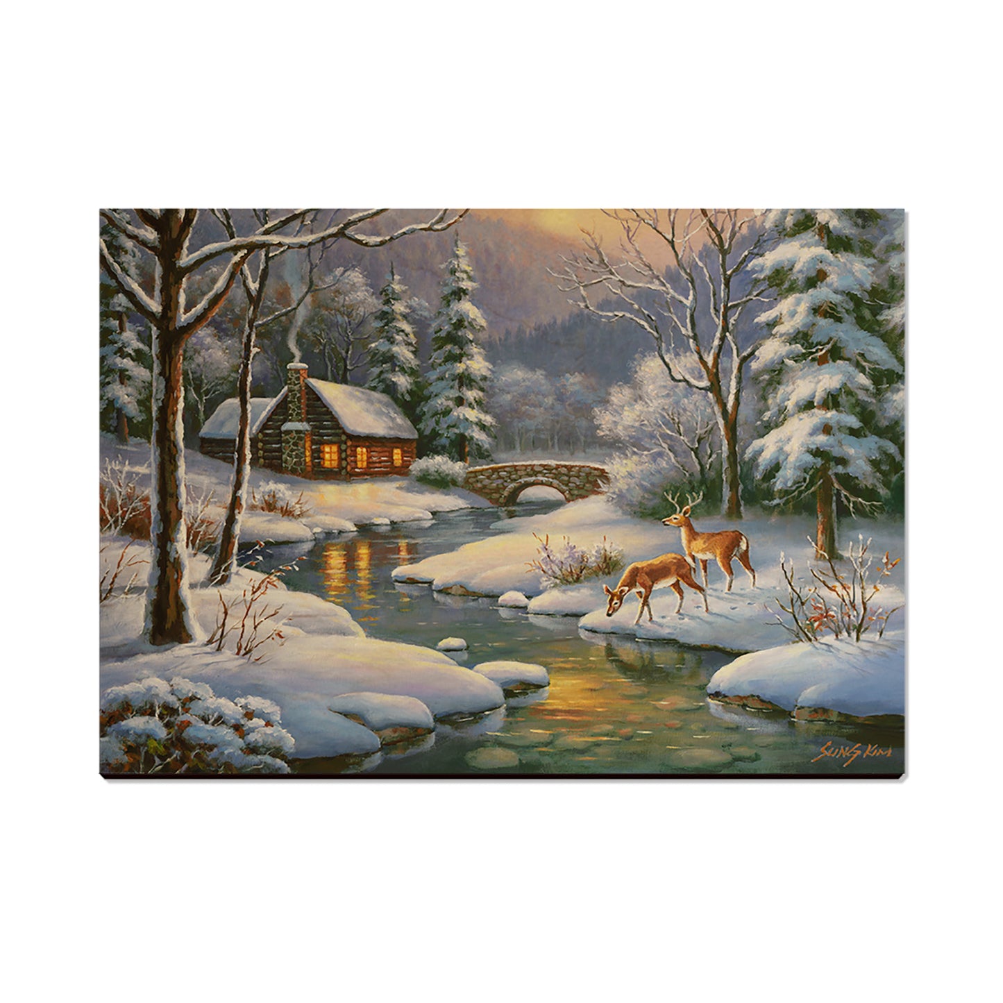 Kim's Winter Deer - Classic Edge